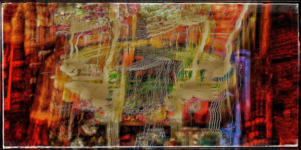 Photo retouchée - Light Painting Vitrine