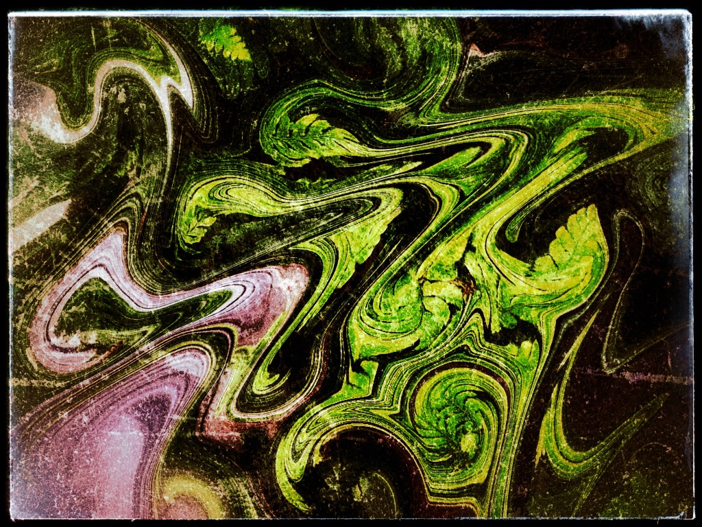 Photo retouchée - Olas rosas y verdes