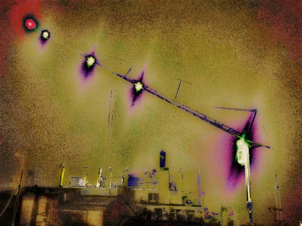 Photo retouchée - La Grue Qui Ne Voulait Pas Migrer