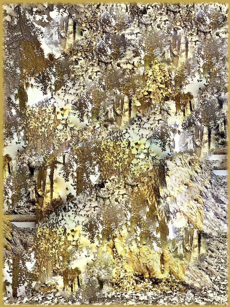 Photo retouchée - Le Petit Vieux et le Grand Vieux