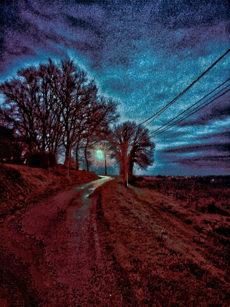 Photo retouchée - Road to Nowhere