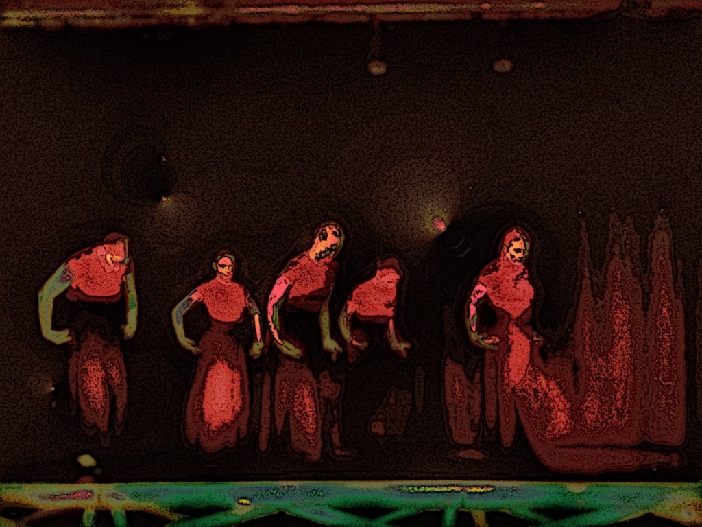 Photo retouchée - Danseuses Fantômes