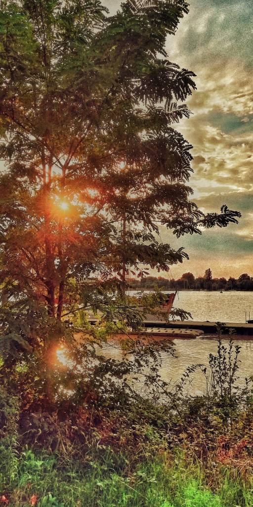 Photo retouchée - Garonne à Lormont