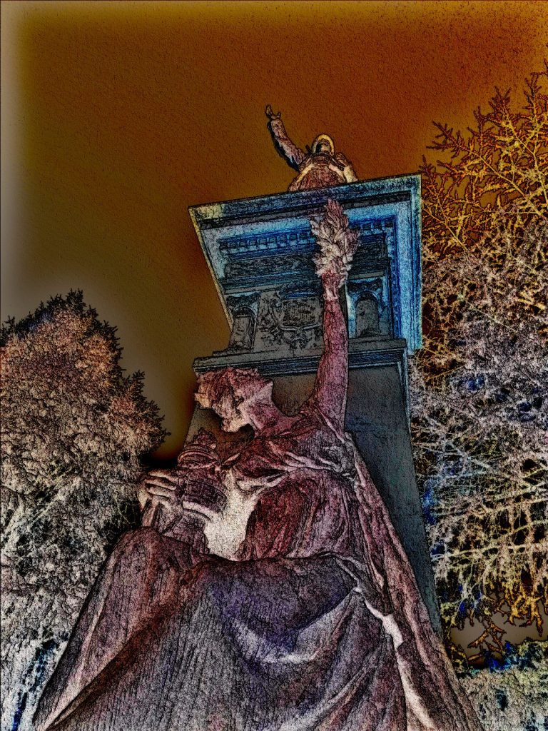 Photo retouchée - Statues I